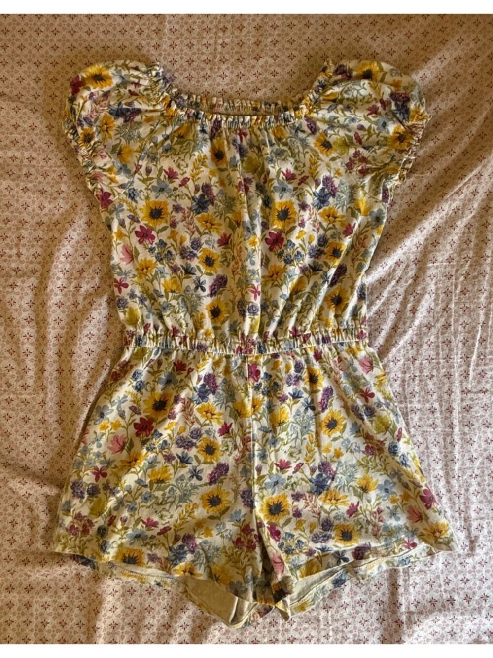 Old Navy Girls Flower Romper Size Large (10-12)